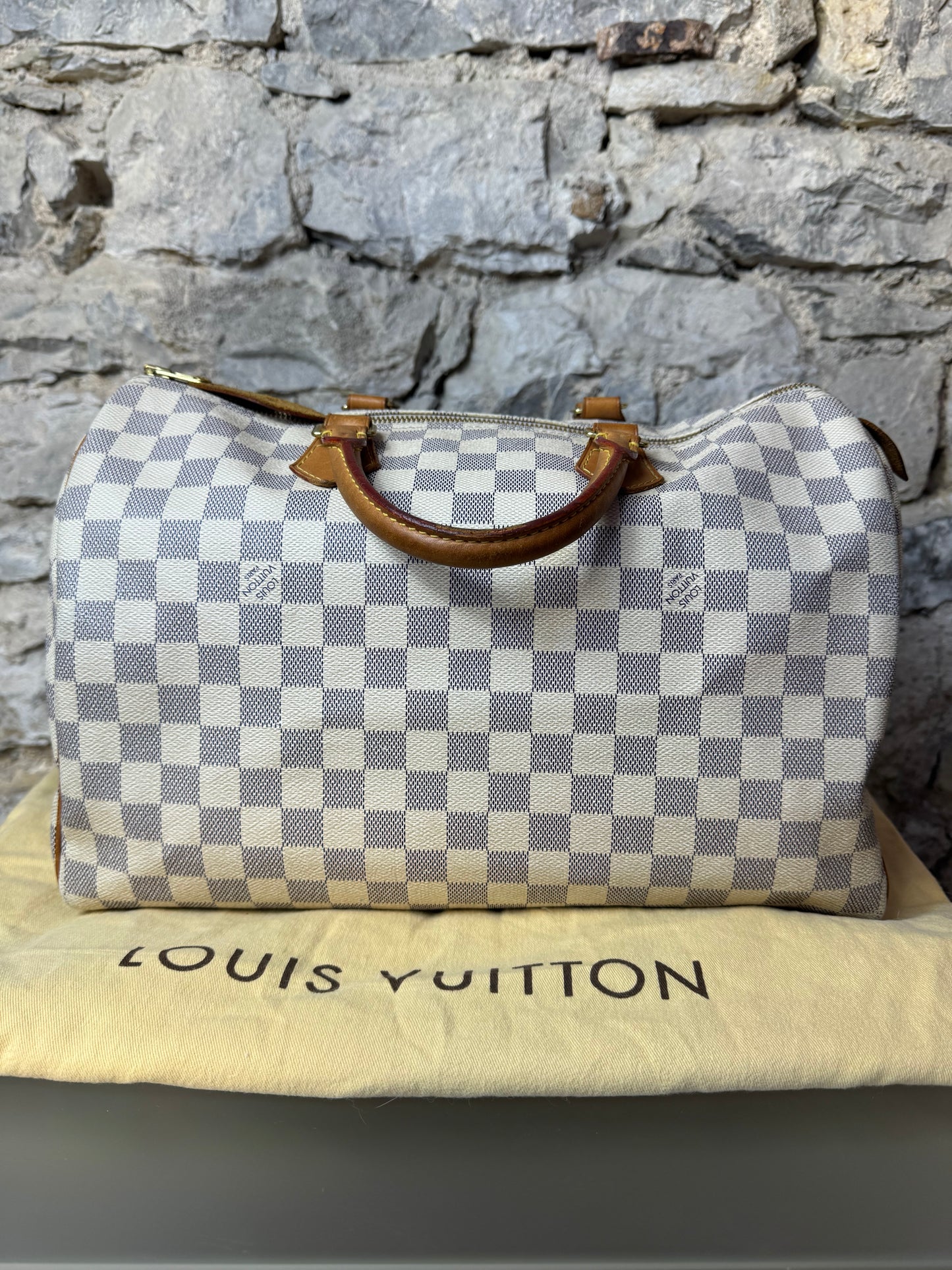 Louis Vuitton Speedy 35 Damier Azur