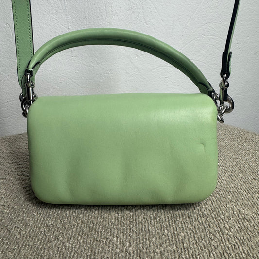 Coach Pillow Tabby 18 Leder Grün