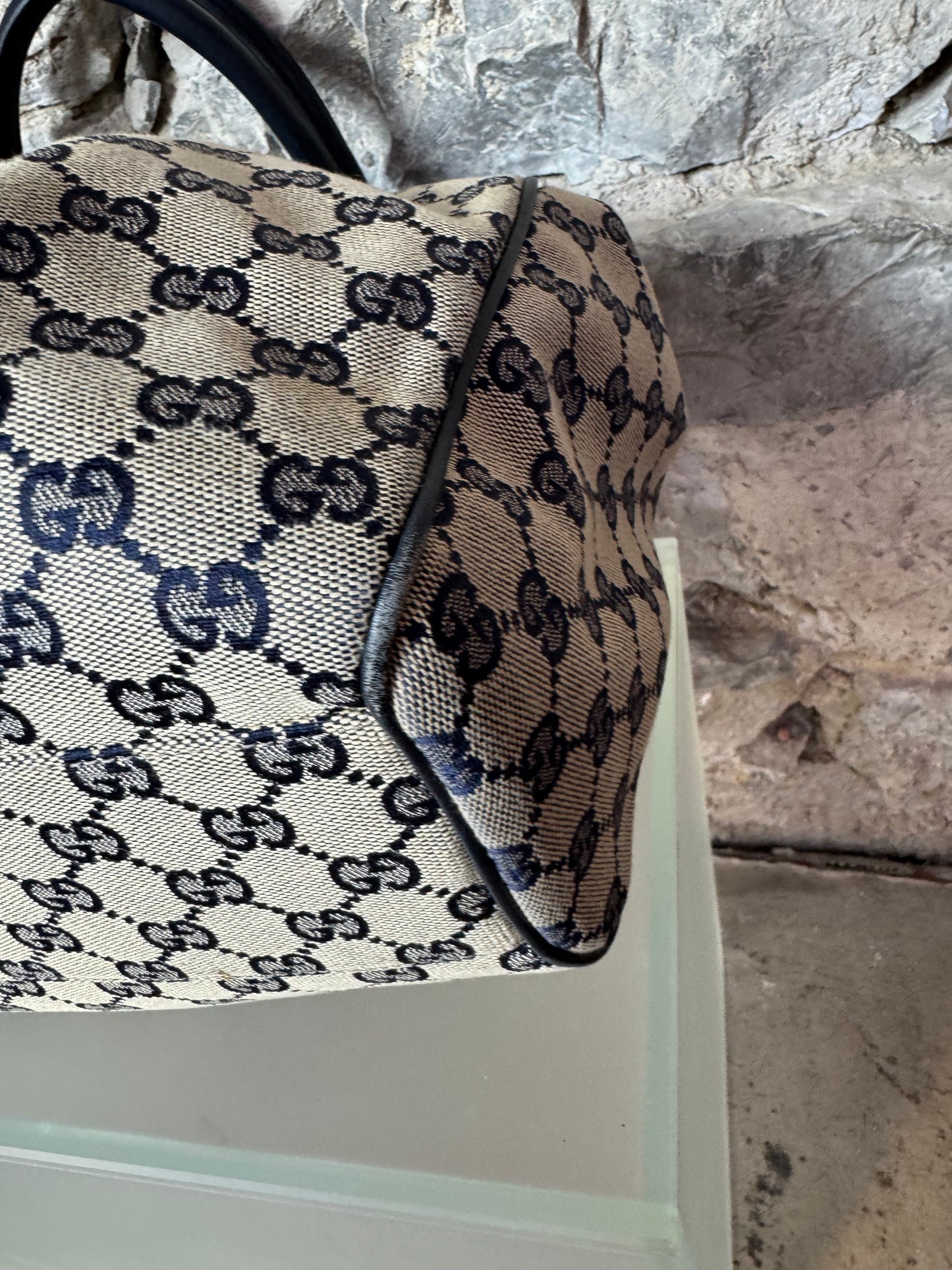 Gucci GG Sukey Tote Bag – Blau / Beige