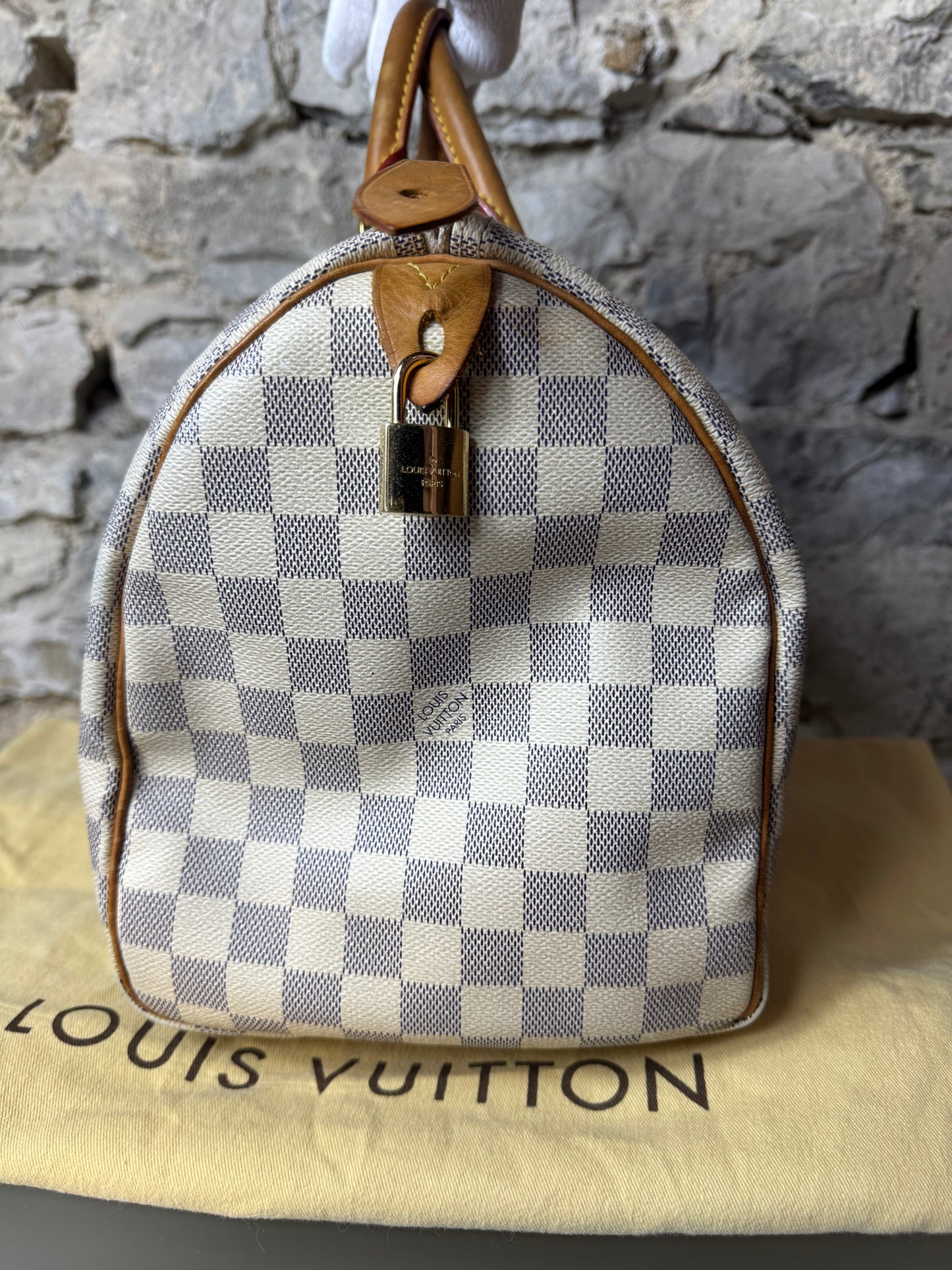 Louis Vuitton Speedy 35 Damier Azur