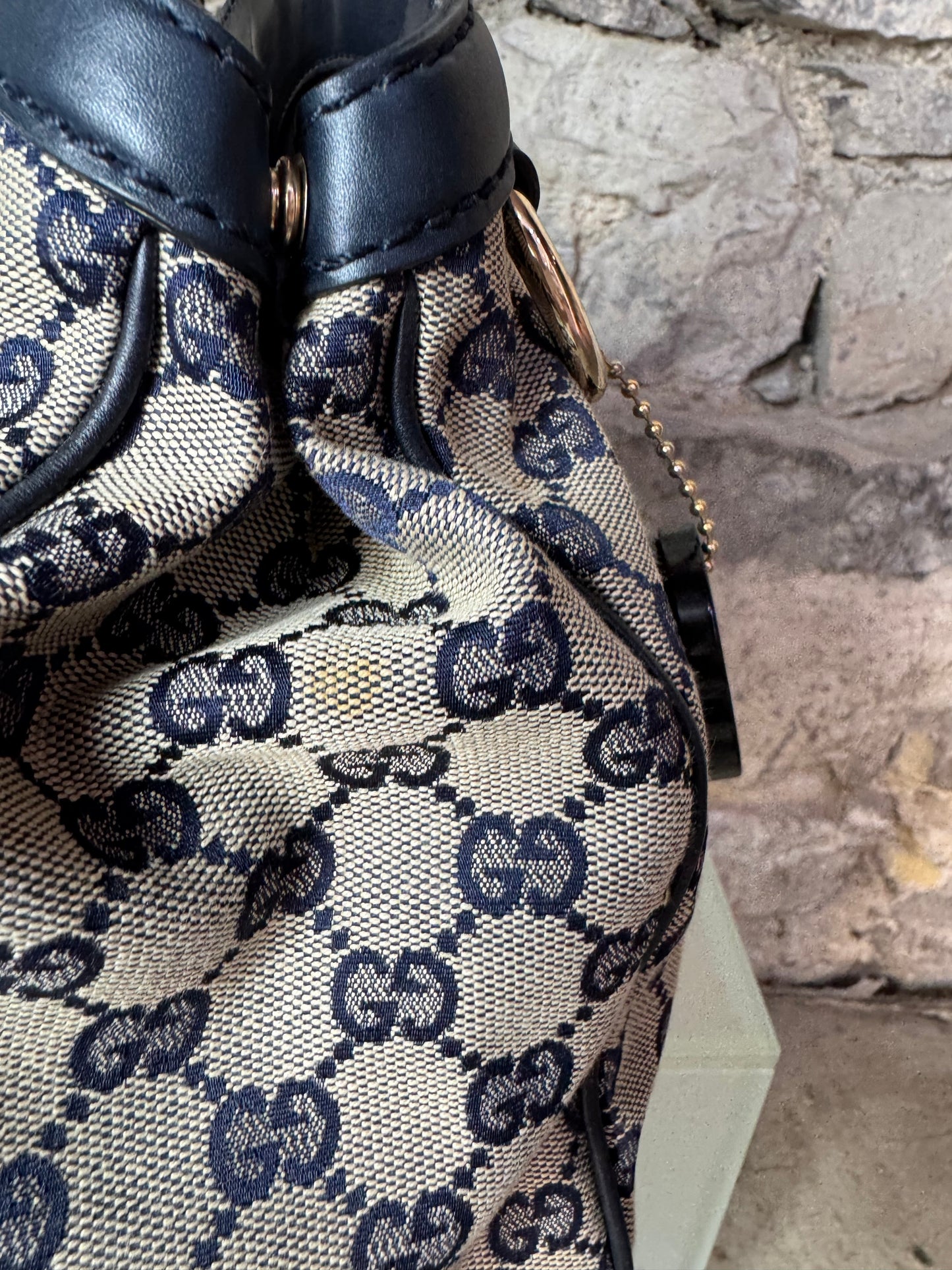 Gucci GG Sukey Tote Bag – Blau / Beige