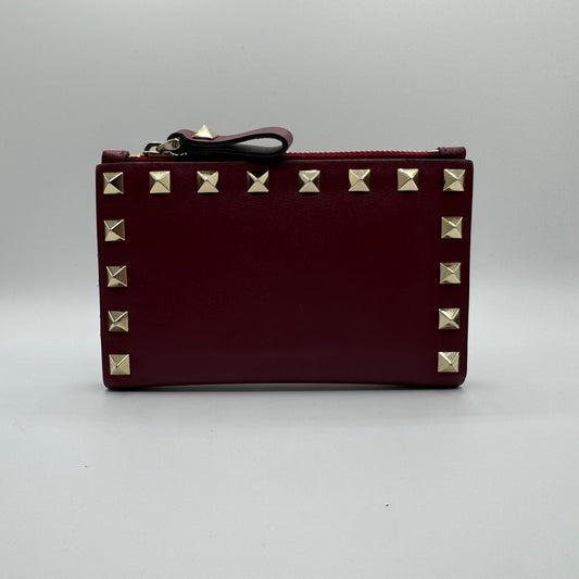 Valentino Garavani Rockstud Geldbeutel – Burgundy
