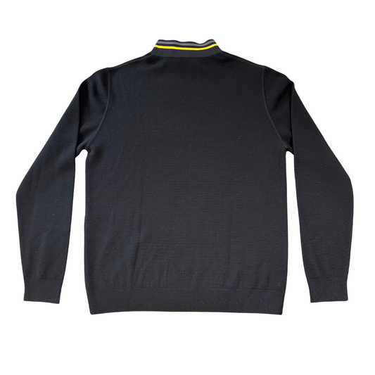 Fendi Roma Mock-Neck Pullover – Schwarz (Gr. XXL)