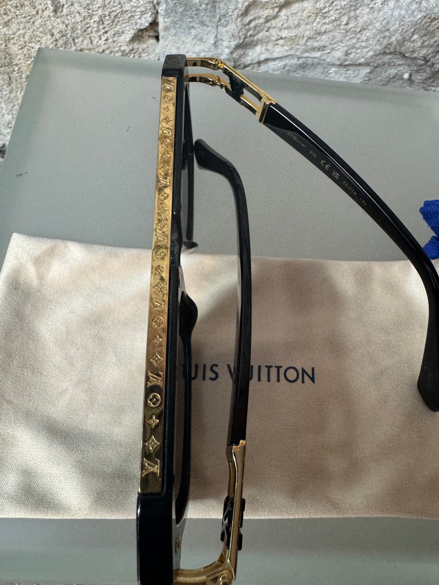 Louis Vuitton 1.1 Mascot Pilot Square Sonnenbrille Z1801W