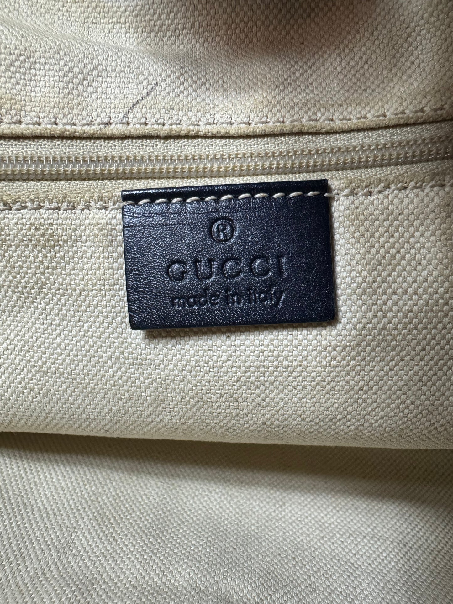 Gucci GG Sukey Tote Bag – Blau / Beige