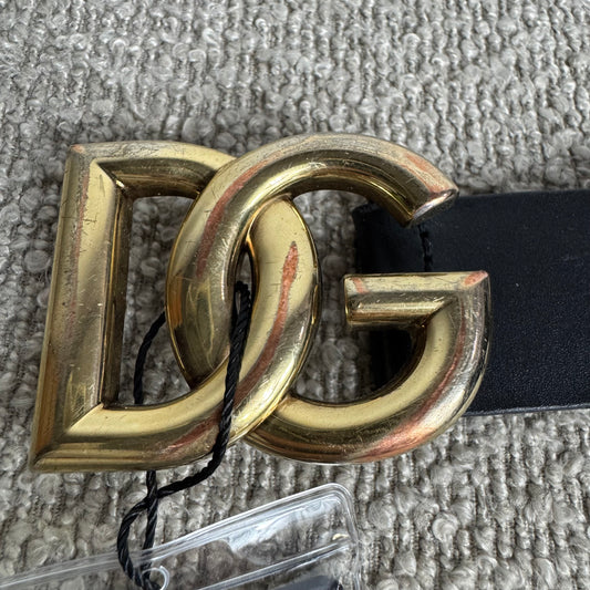 Dolce & Gabbana DG Logo-Gürtel Leder – Gr. 115 cm