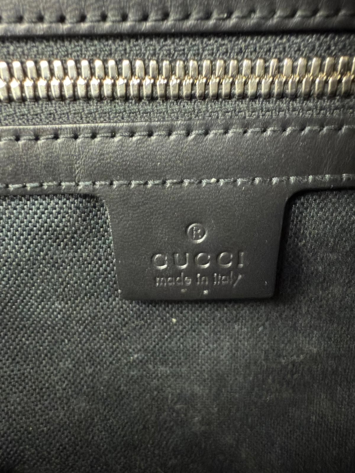 Gucci GG Supreme Soft Koffertasche Schwarz
