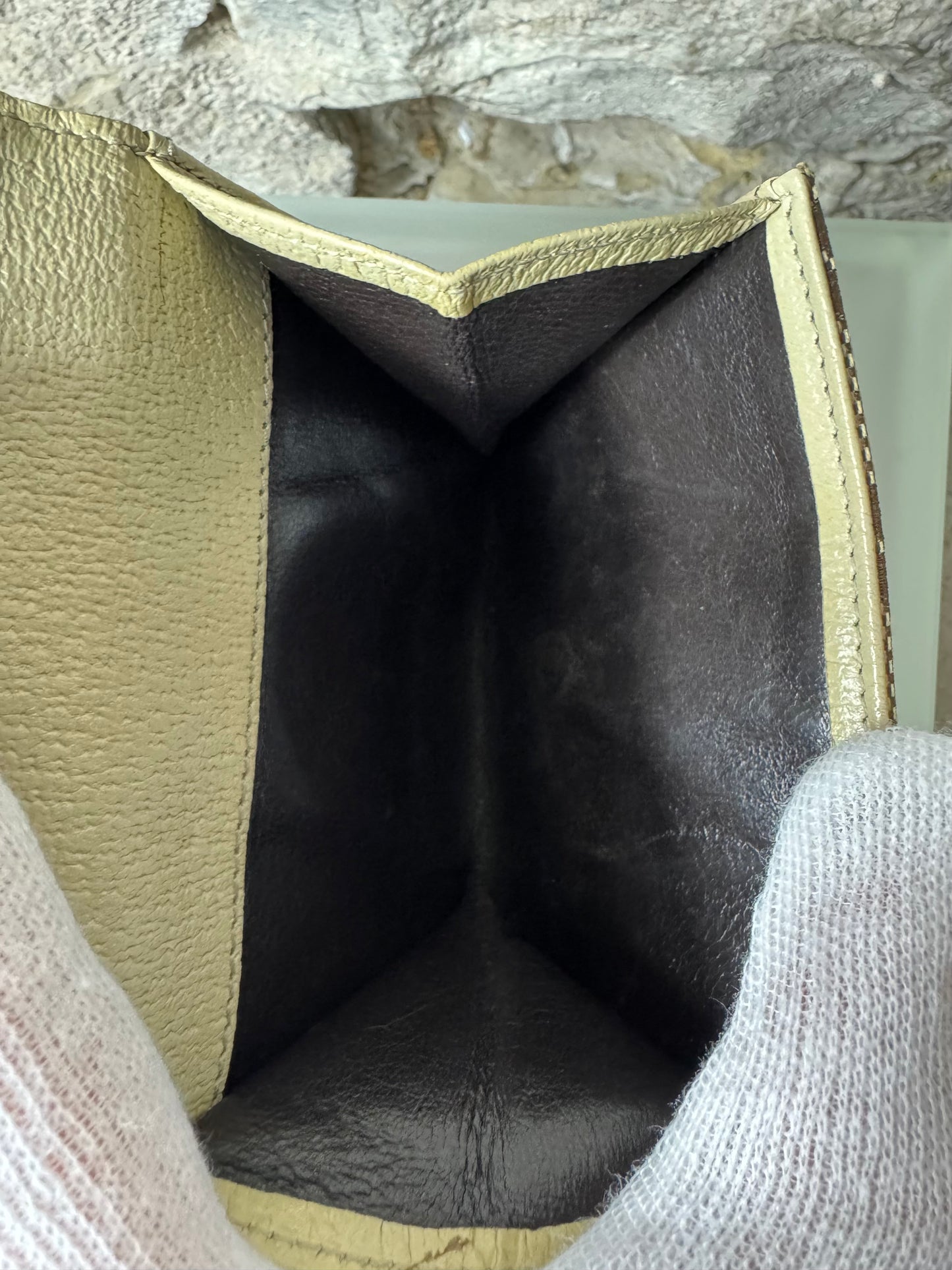 Gucci Vintage GG Canvas Geldbeutel