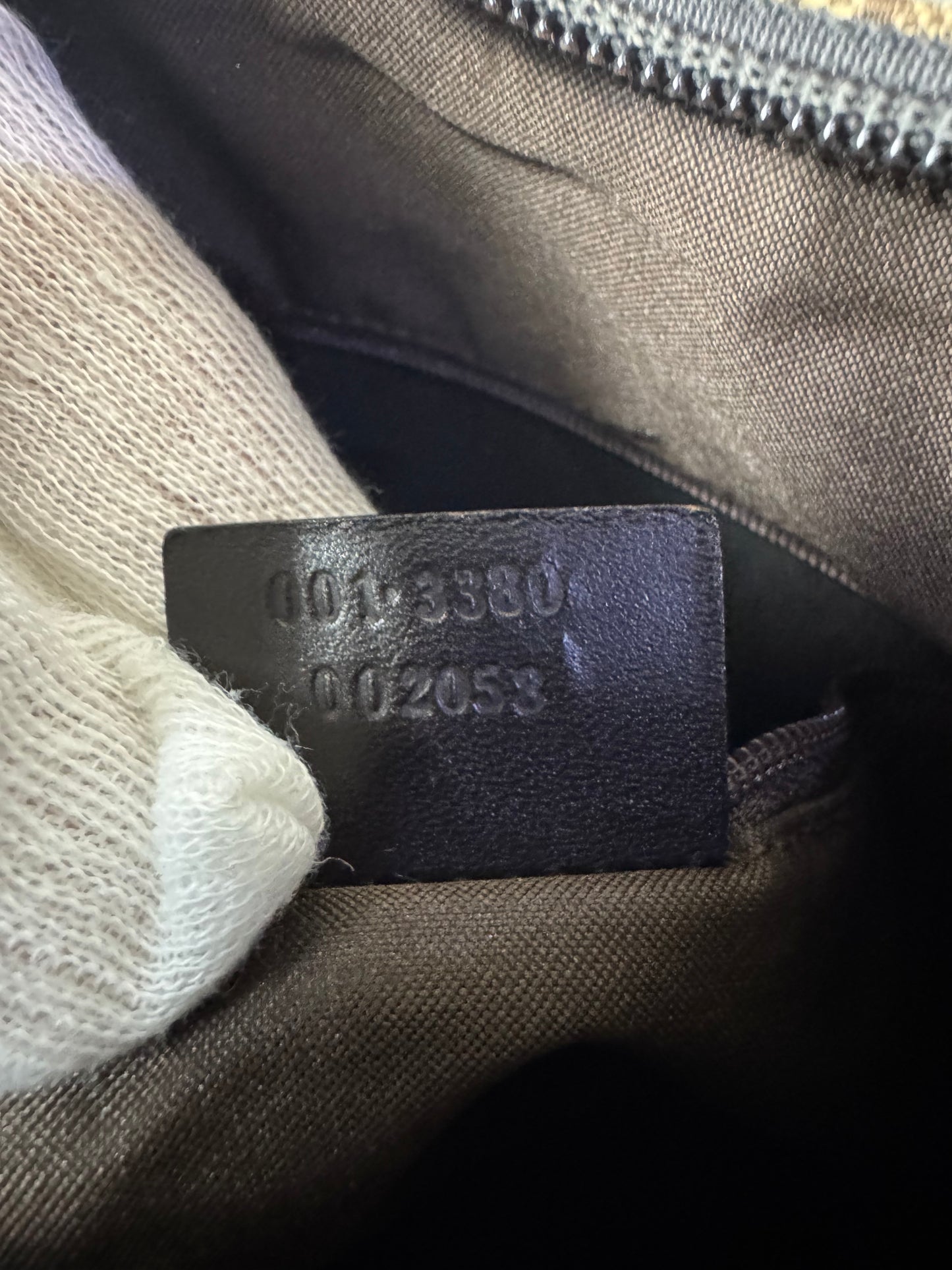 Gucci GG Canvas Hobo Bag 0013380 Beige