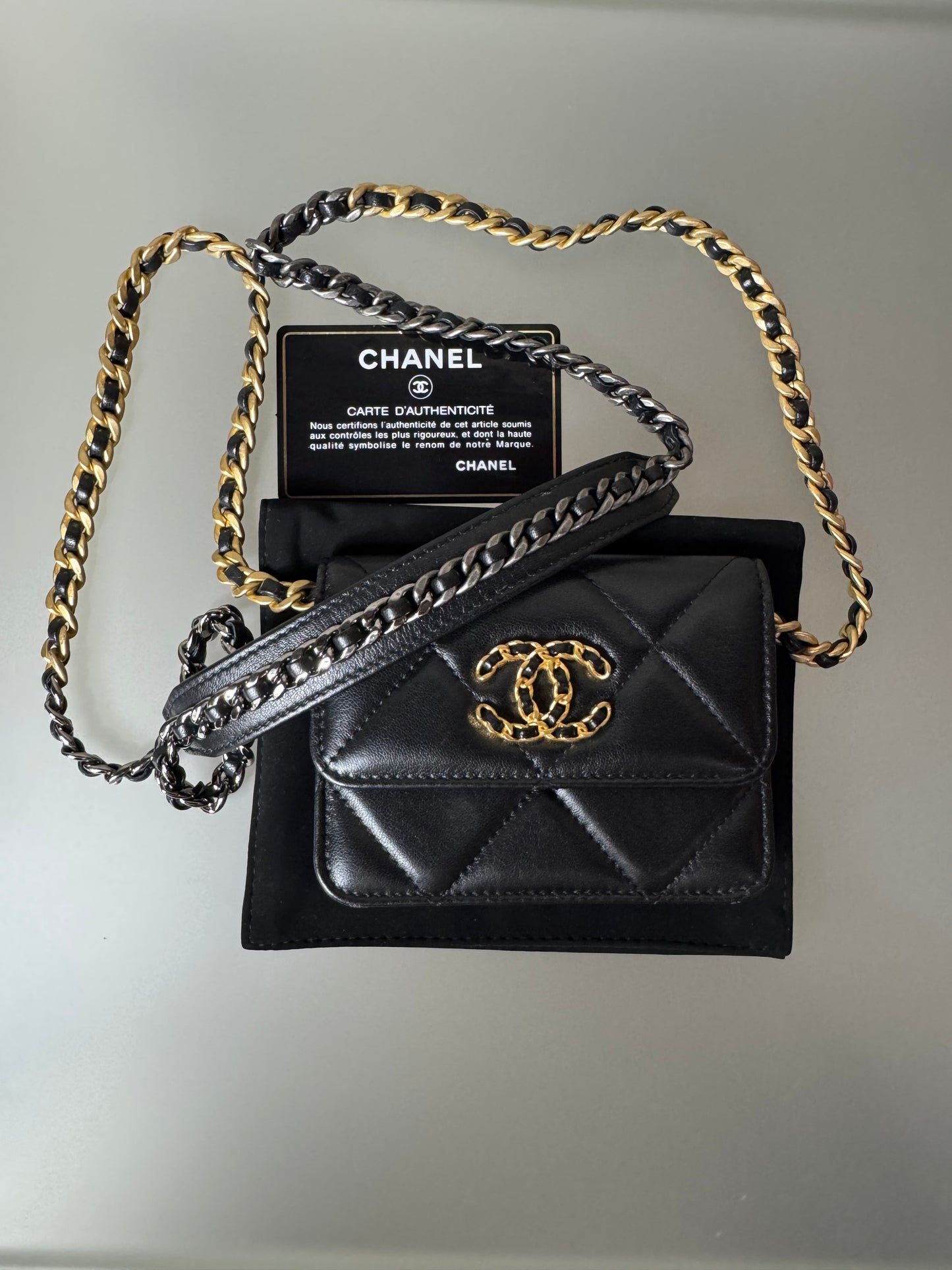 Chanel 19 Wallet on Chain