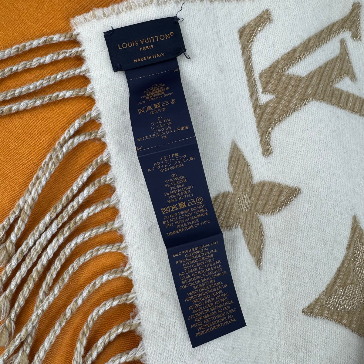 Louis Vuitton Reykjavik Schal – Monogram