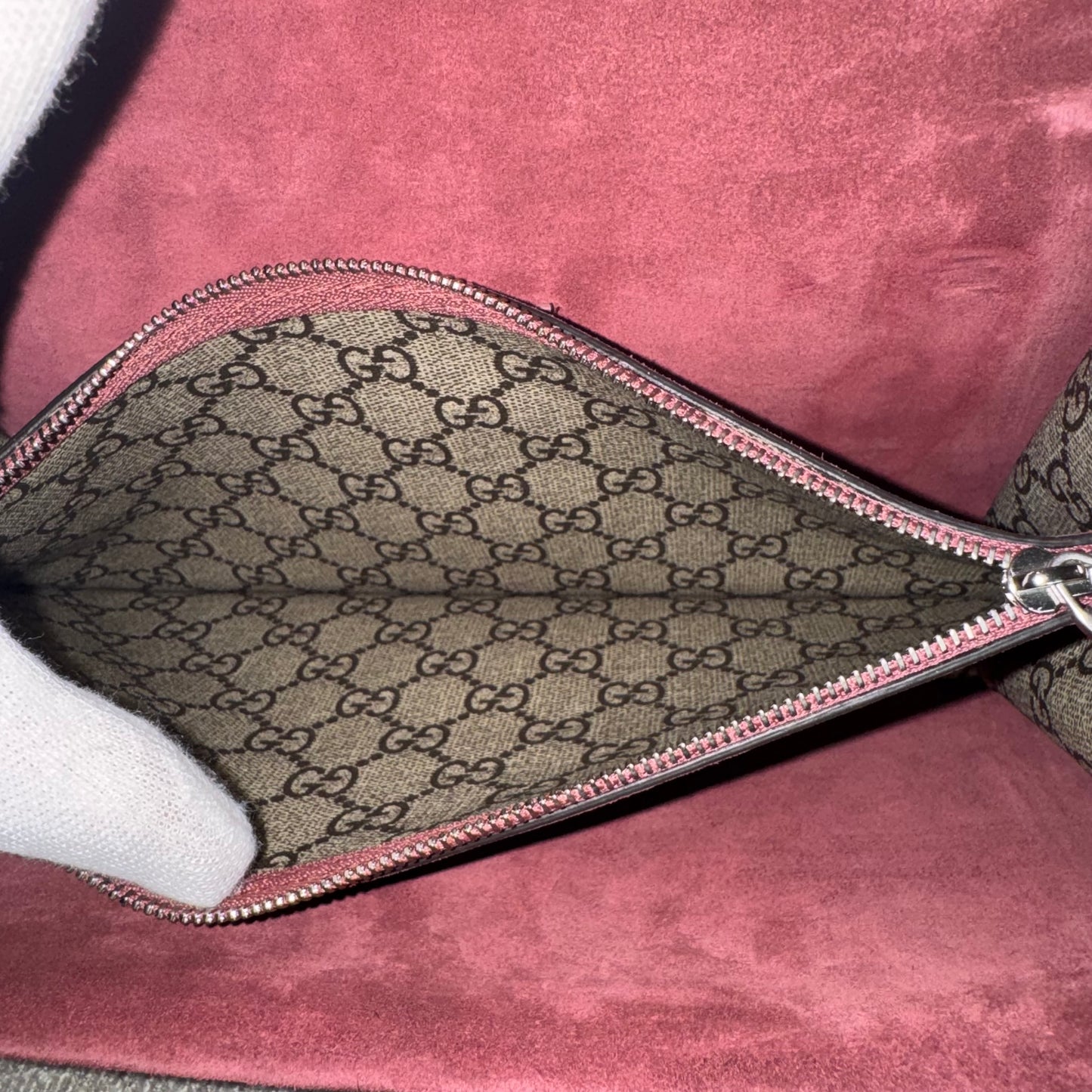 Gucci GG Supreme Medium Dionysus Blooms Bag