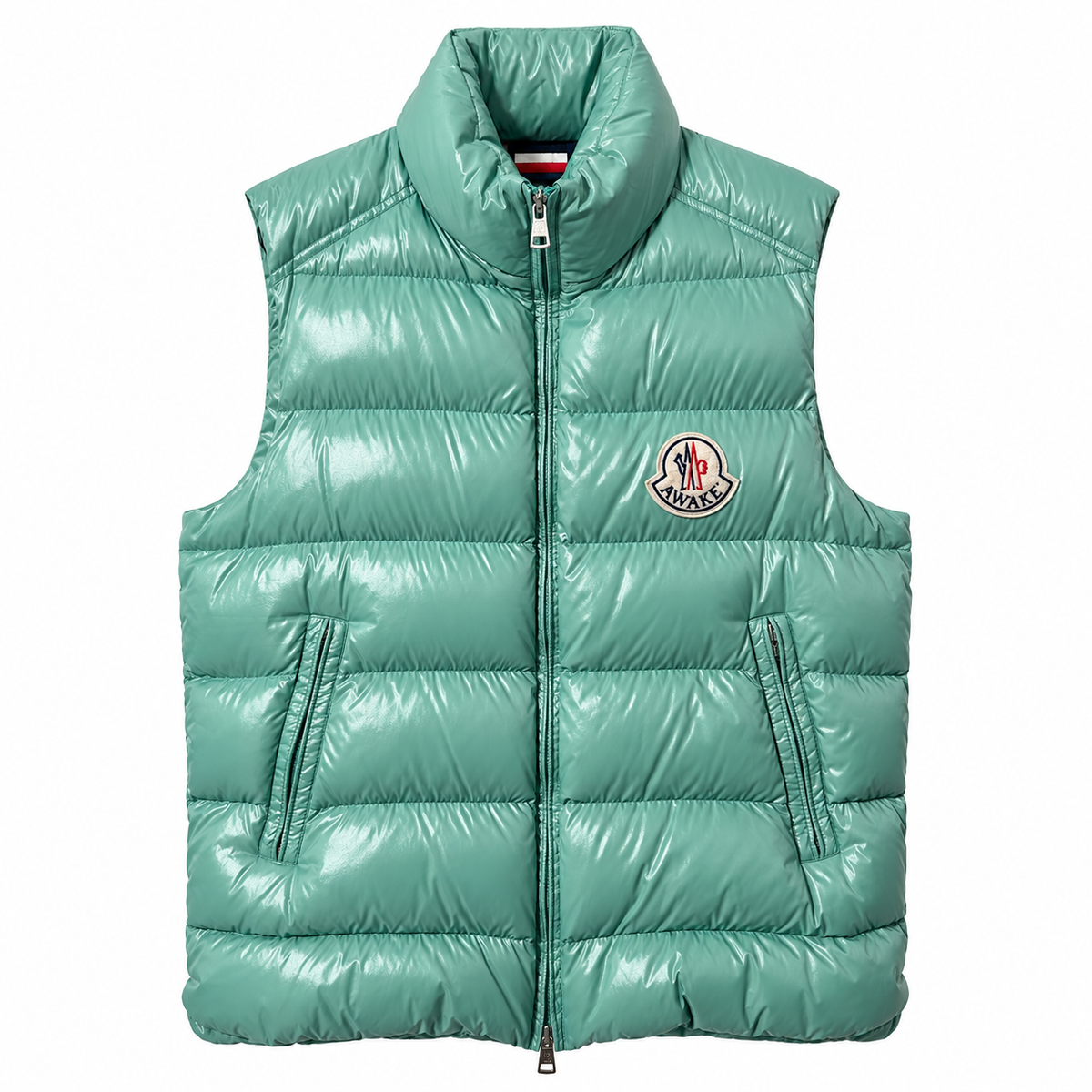 Moncler x Awake NY Down Vest Turquoise – Size 4 (XL)