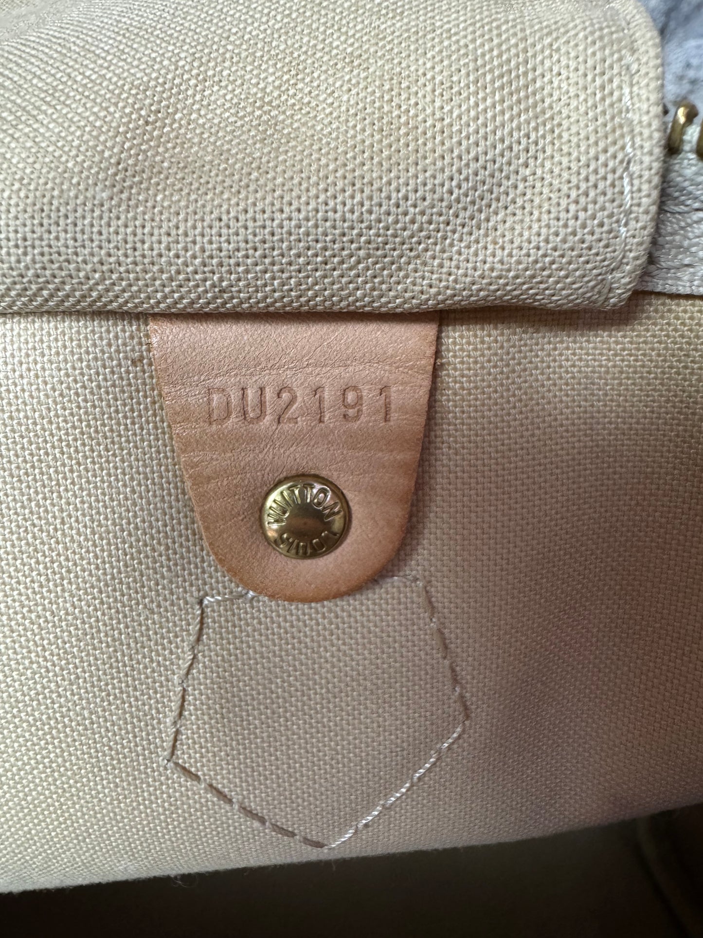 Louis Vuitton Speedy 35 Damier Azur