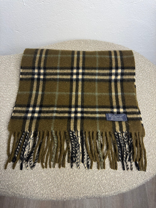 Burberry Schal Khaki – 100 % Kaschmir