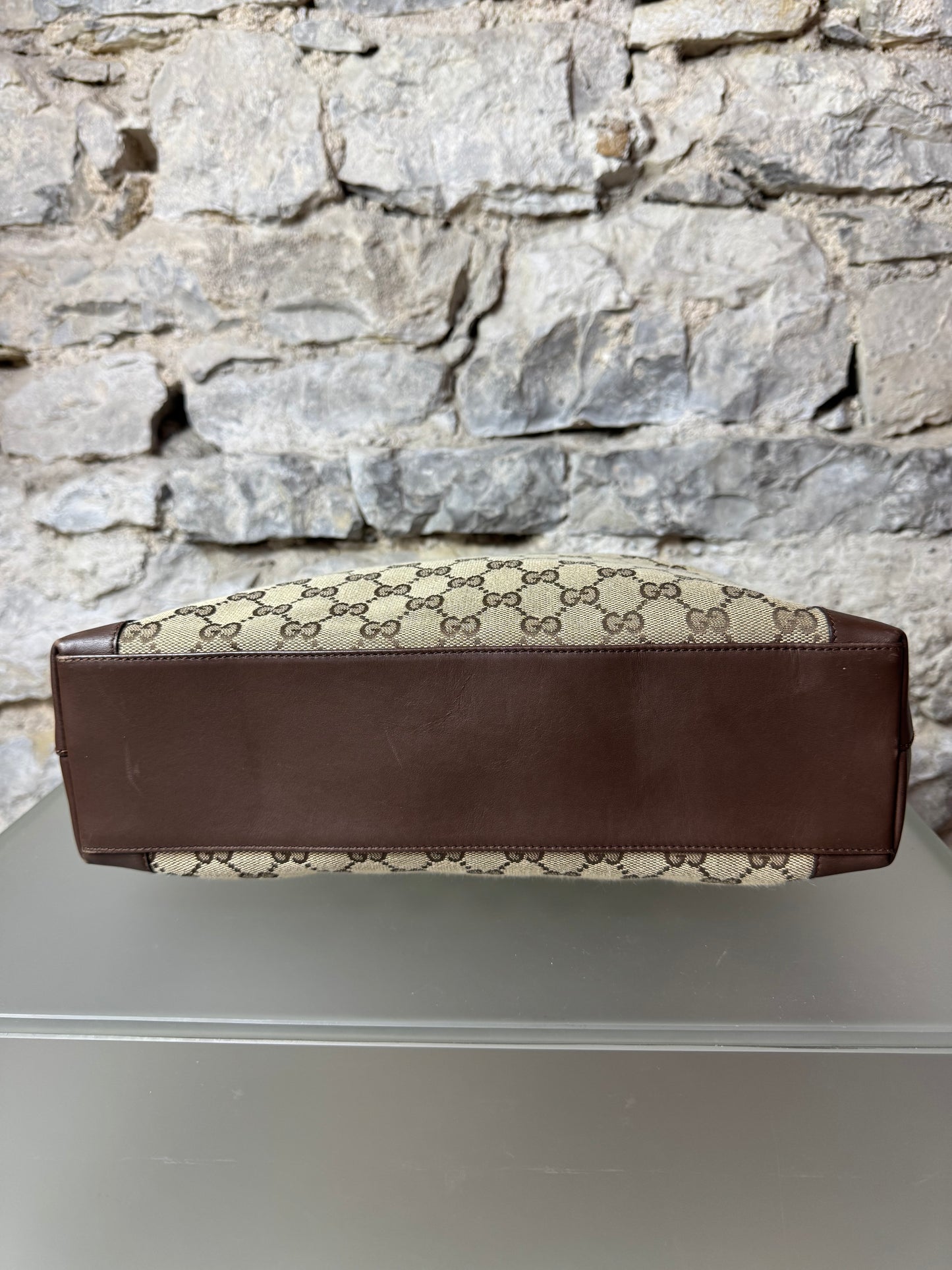 Gucci GG Canvas Tote Bag Beige