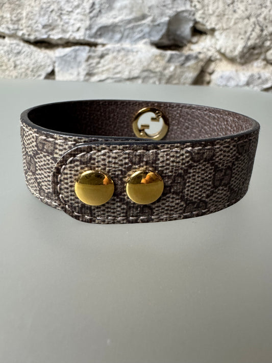 Gucci Blondie Armband GG Canvas – 19,5 cm