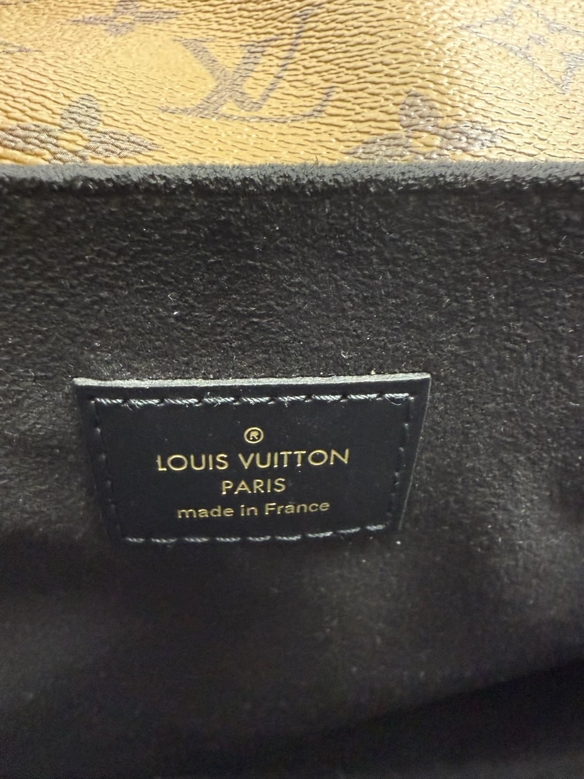 Louis Vuitton Pochette Métis Monogram Reverse Canvas