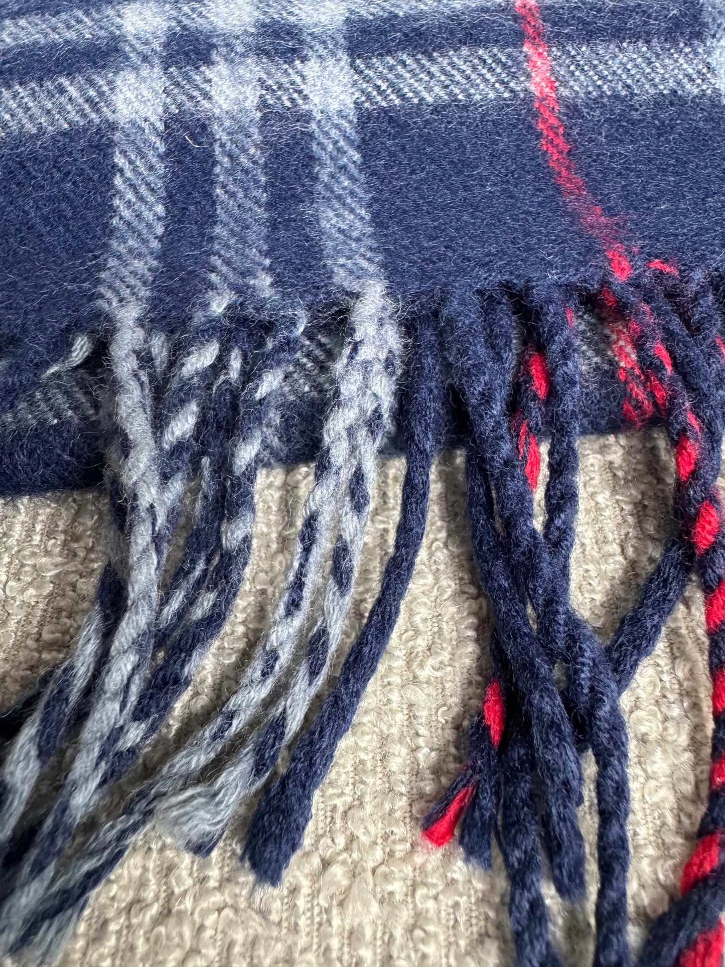 Burberry Nova Check Schal – Lammwolle