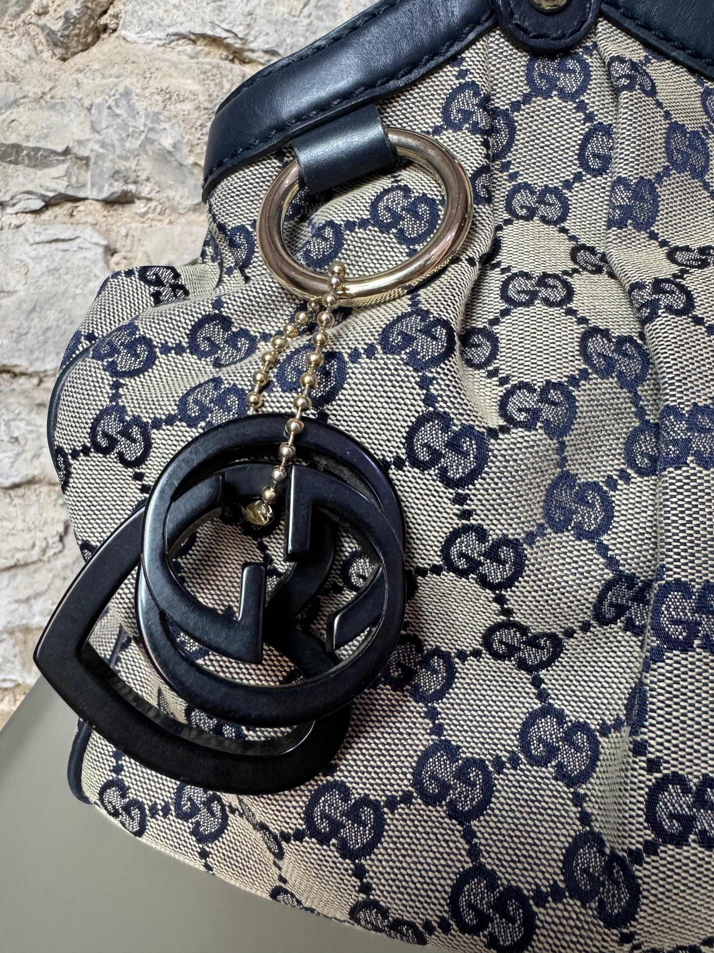 Gucci GG Sukey Tote Bag – Blau / Beige