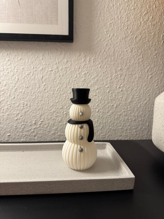 Minimalistischer 3D Schneemann