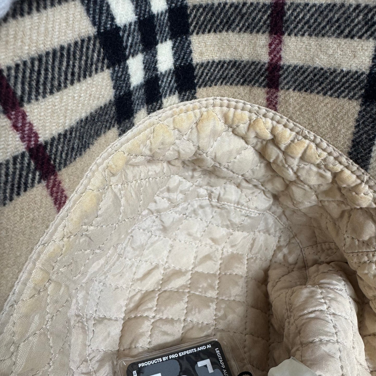Burberry Bucket Hat Vintage Check