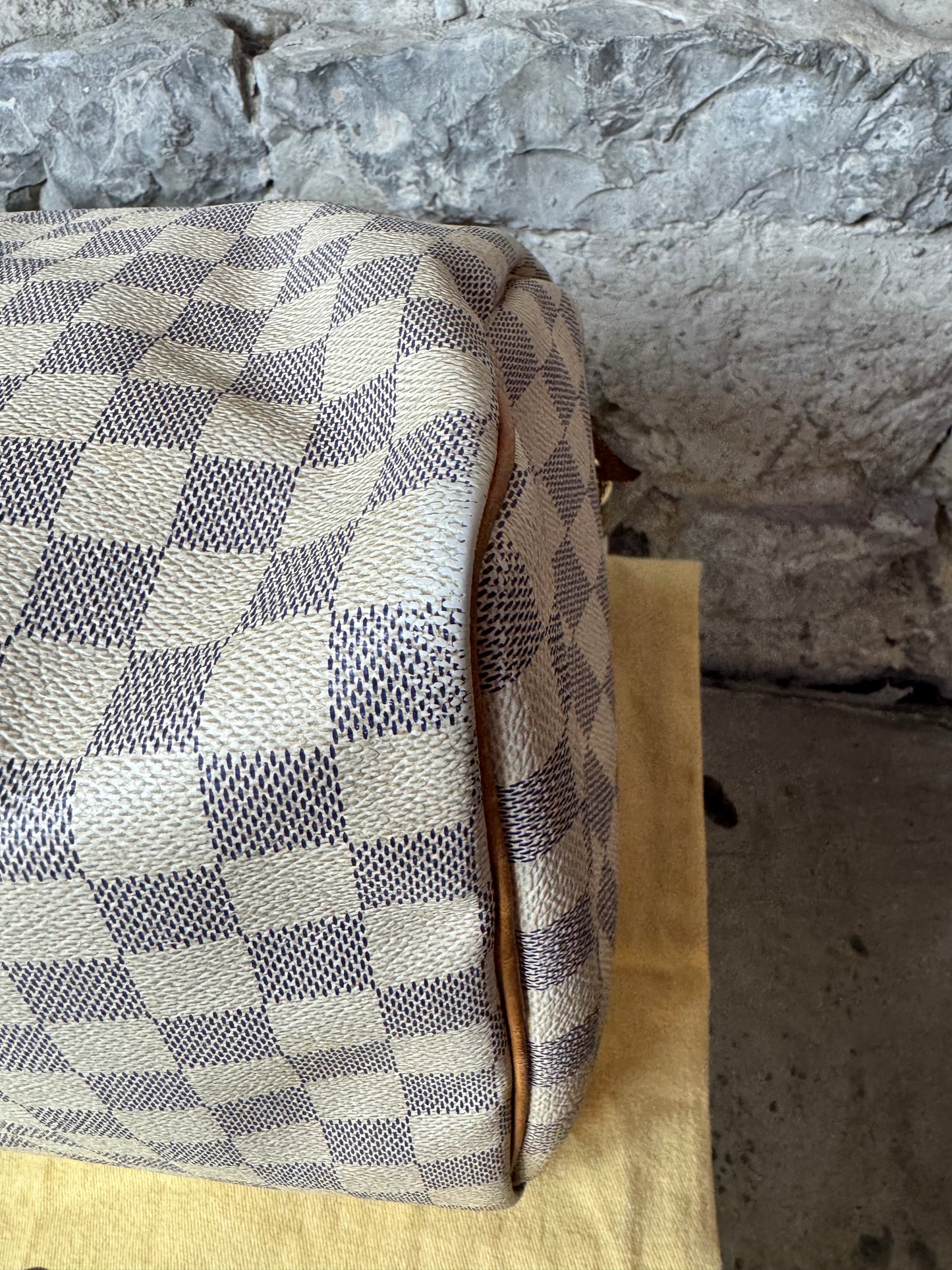 Louis Vuitton Speedy 35 Damier Azur