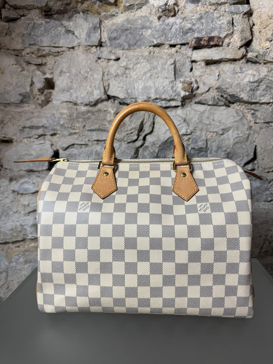 Louis Vuitton Speedy 30 Azur Damier