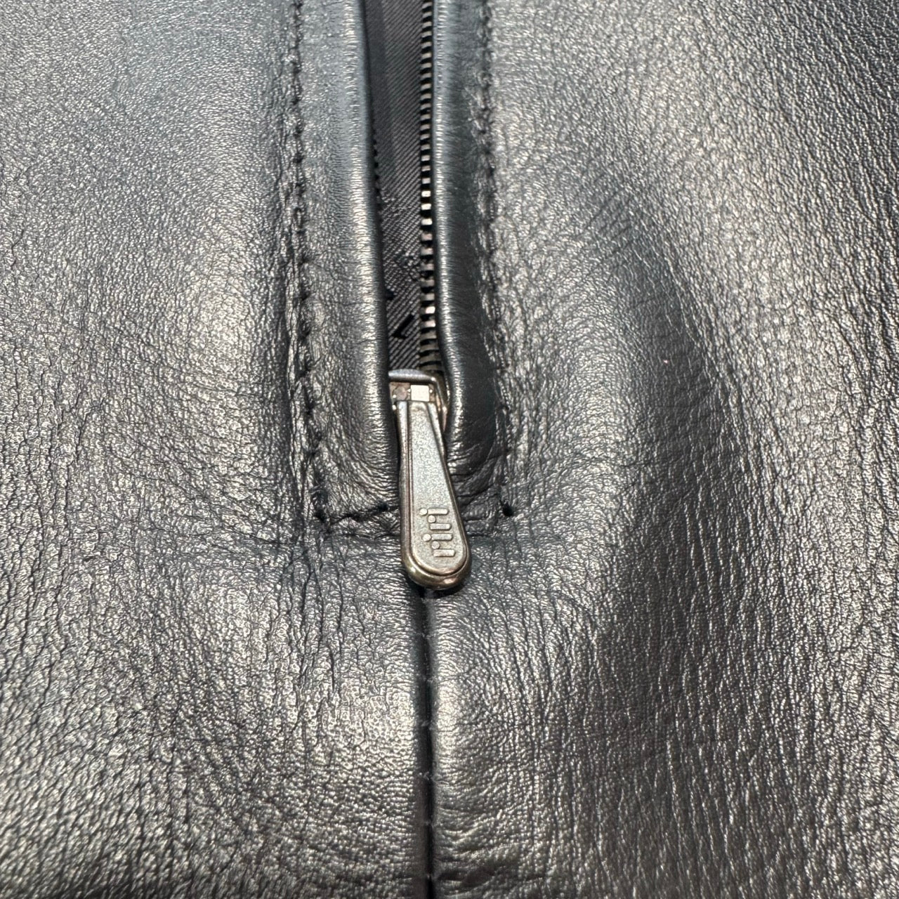 Maison Martin Margiela Lederrock Schwarz Gr. S