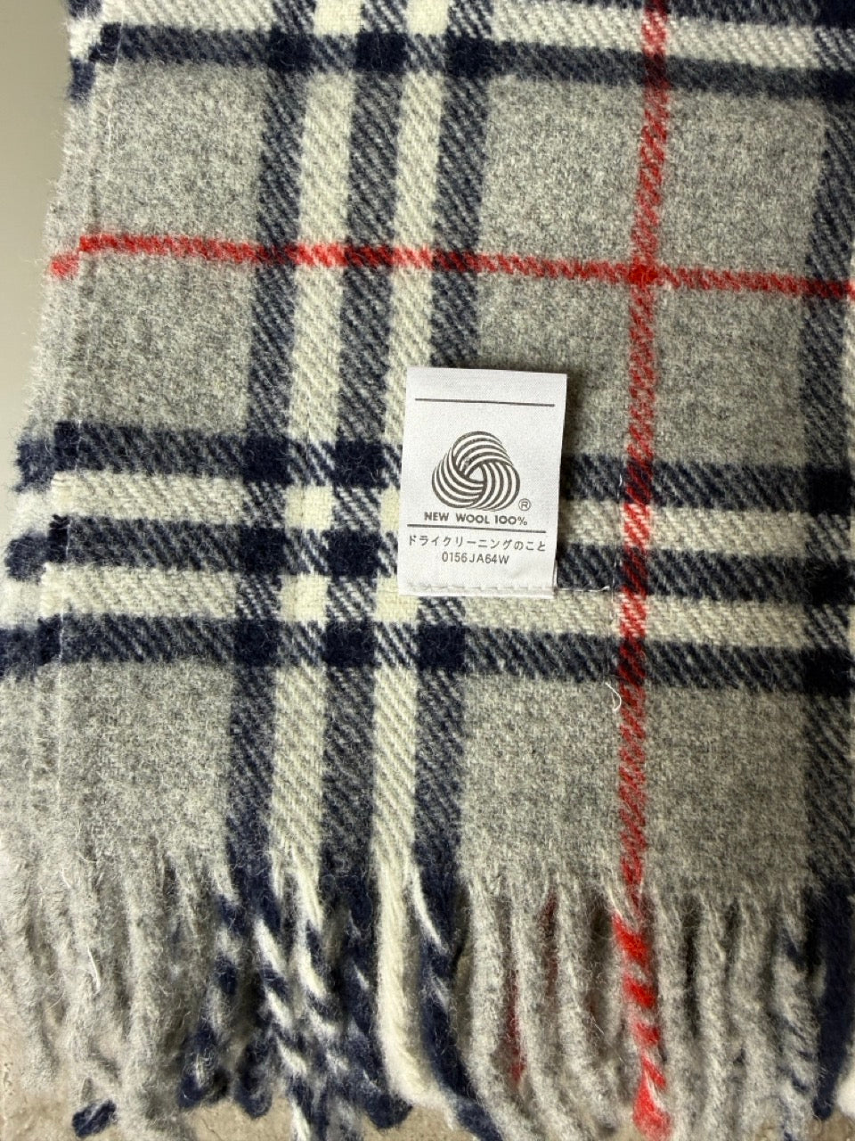 Burberry Schal Nova Check Grau