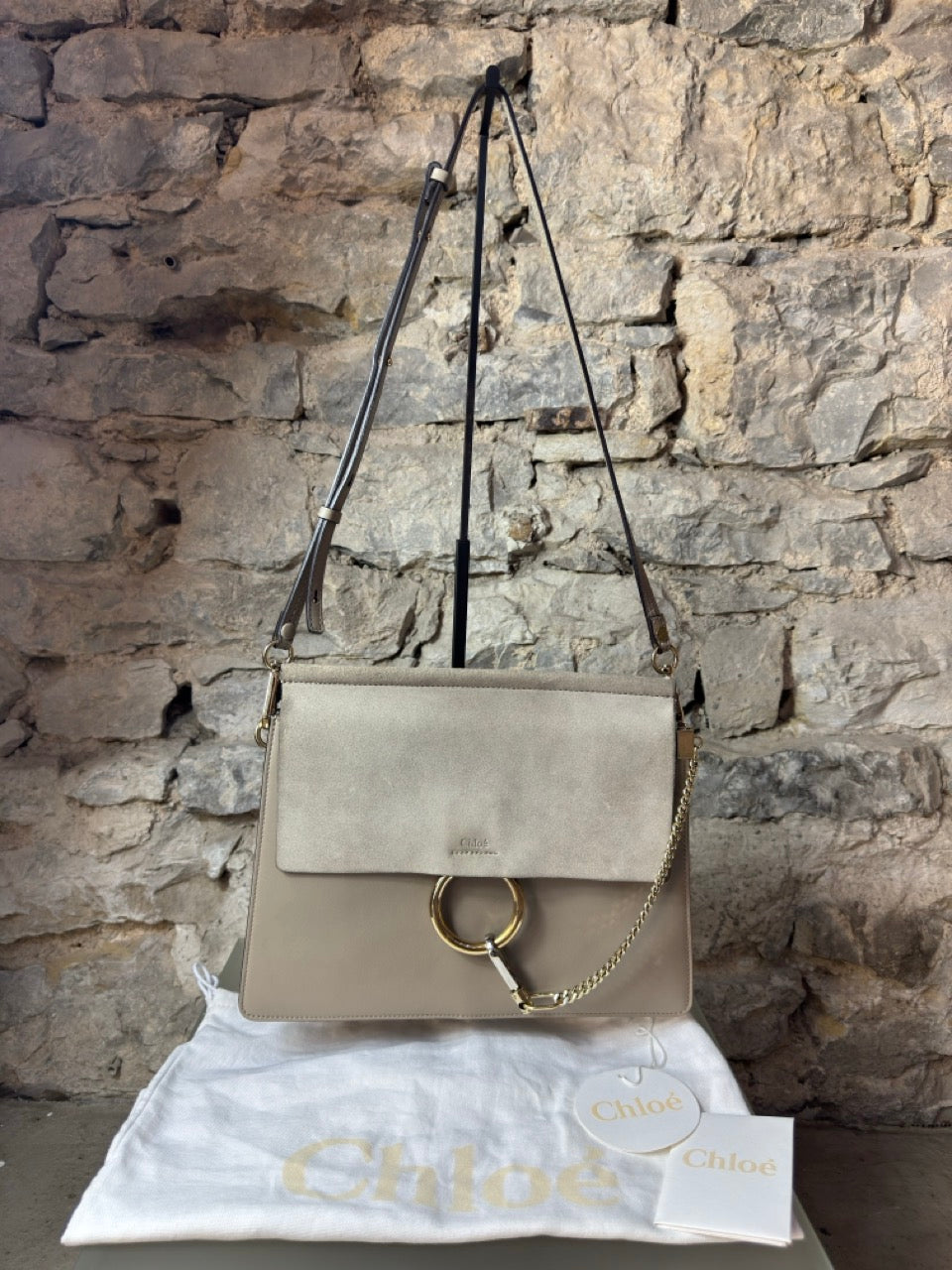 Chloé Faye Tasche – Taupe Grau