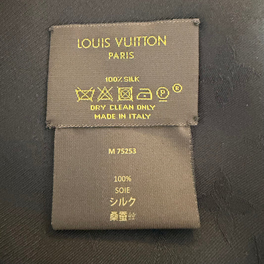 Louis Vuitton Monogram Carré – Schwarz – 140 x 140 cm