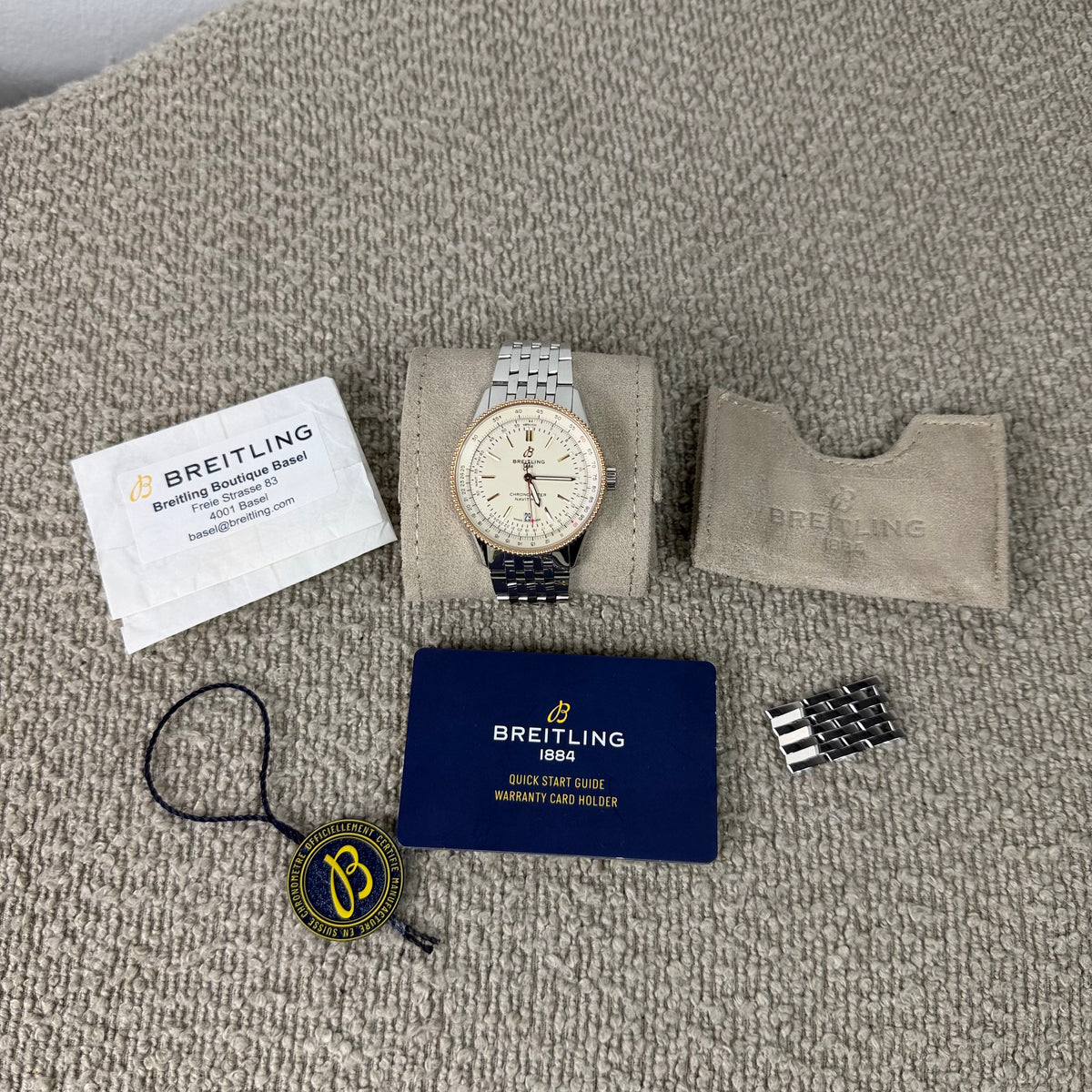 Breitling Navitimer Automatic – Edelstahl & 18 Karat Roségold – U17326211G1A1