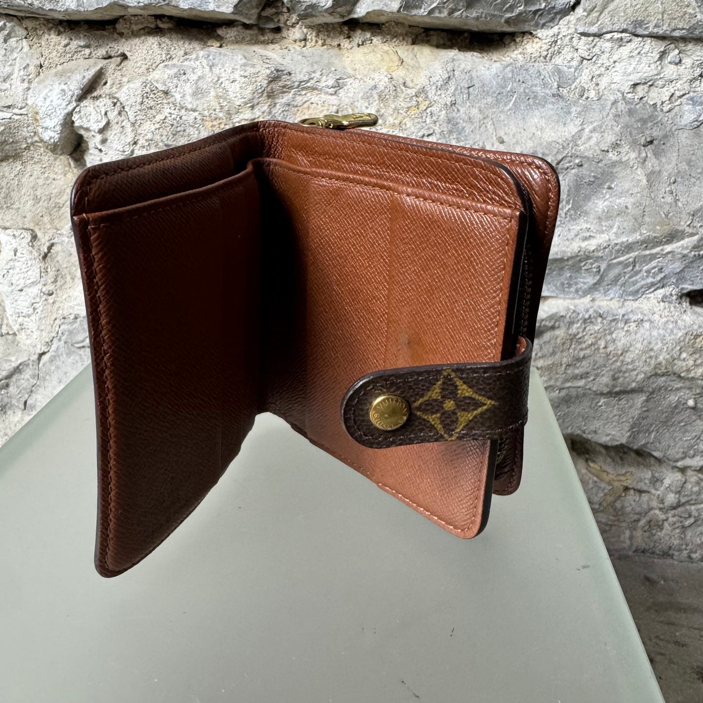 Louis Vuitton Monogram Compact Zip Bi-fold Wallet