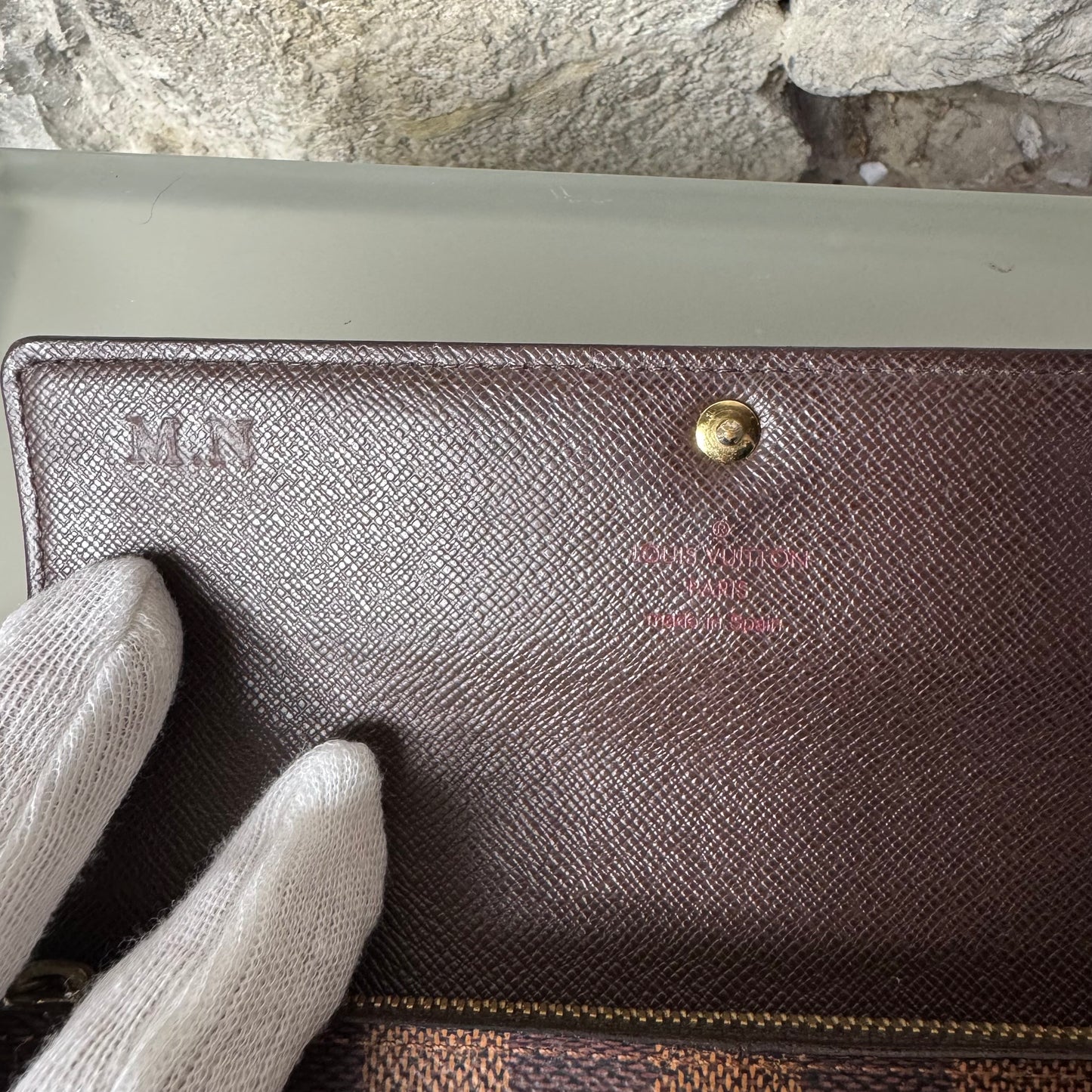 Louis Vuitton Portefeuille Sarah Damier Ebene