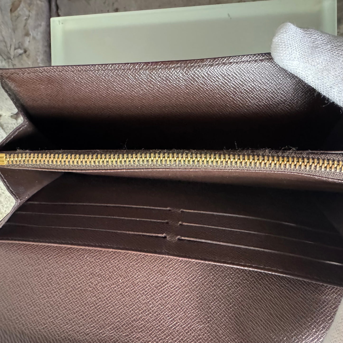 Louis Vuitton Portefeuille Sarah Damier Ebene