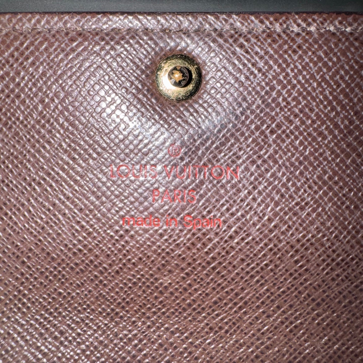 Louis Vuitton Portefeuille Sarah Damier Ebene