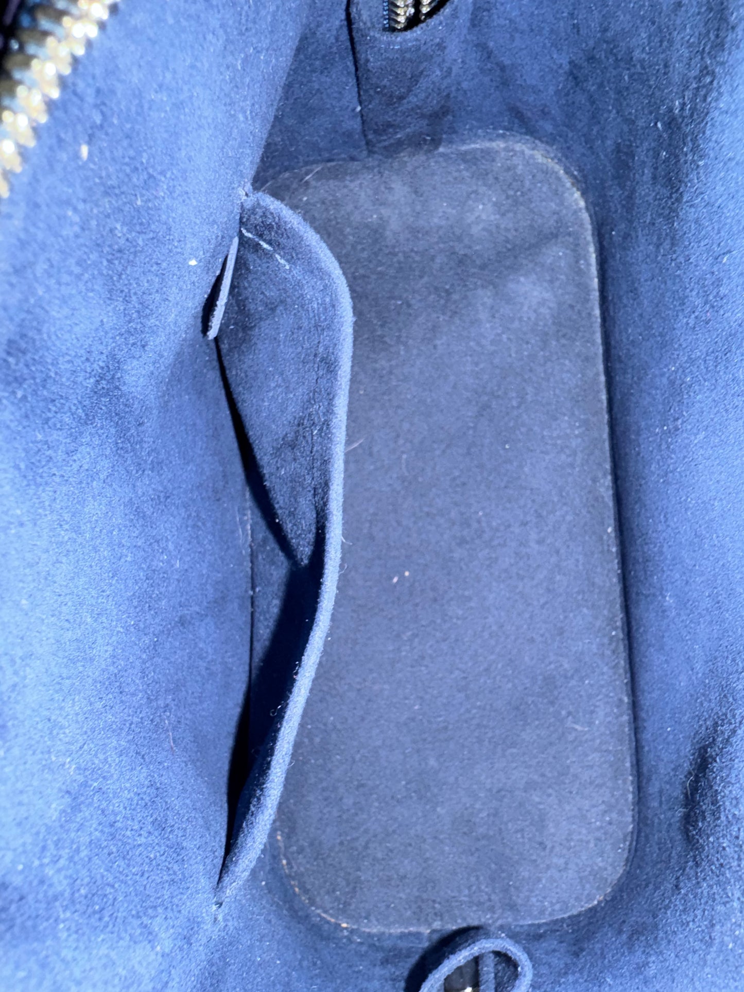 Louis Vuitton Alma BB Epi Leder – Navy Blau