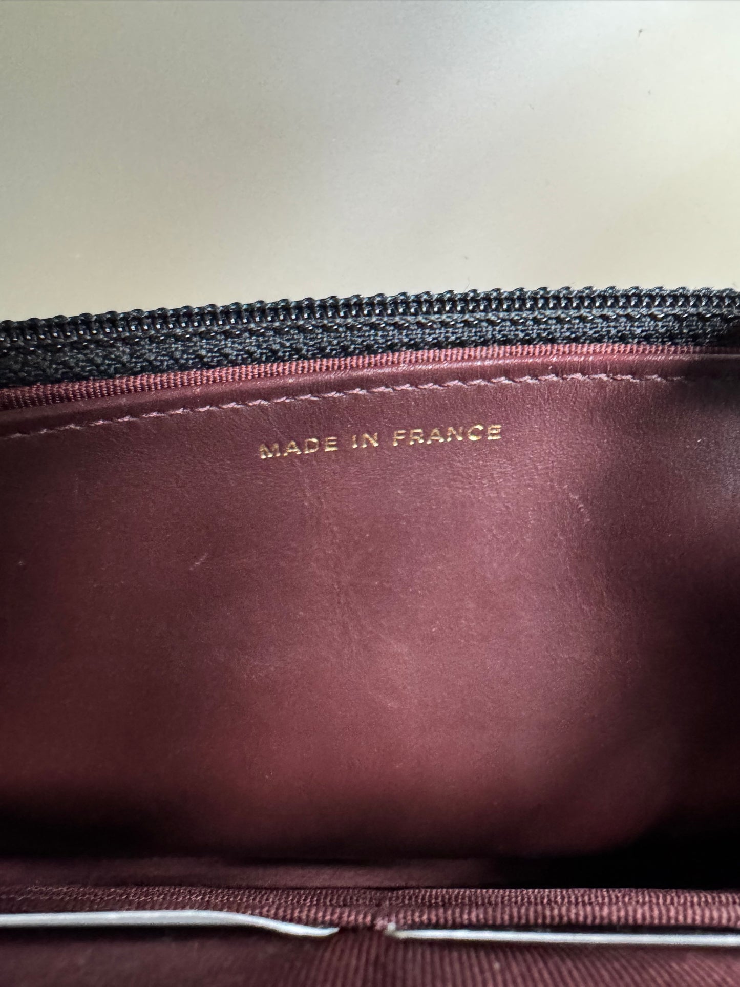 Chanel Timeless Wallet On Chain Lammleder Schwarz
