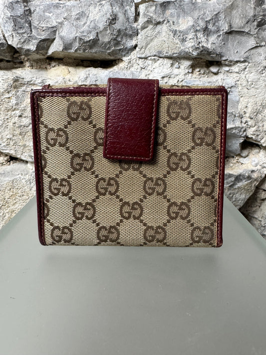 Gucci Vintage GG Canvas Geldbeutel