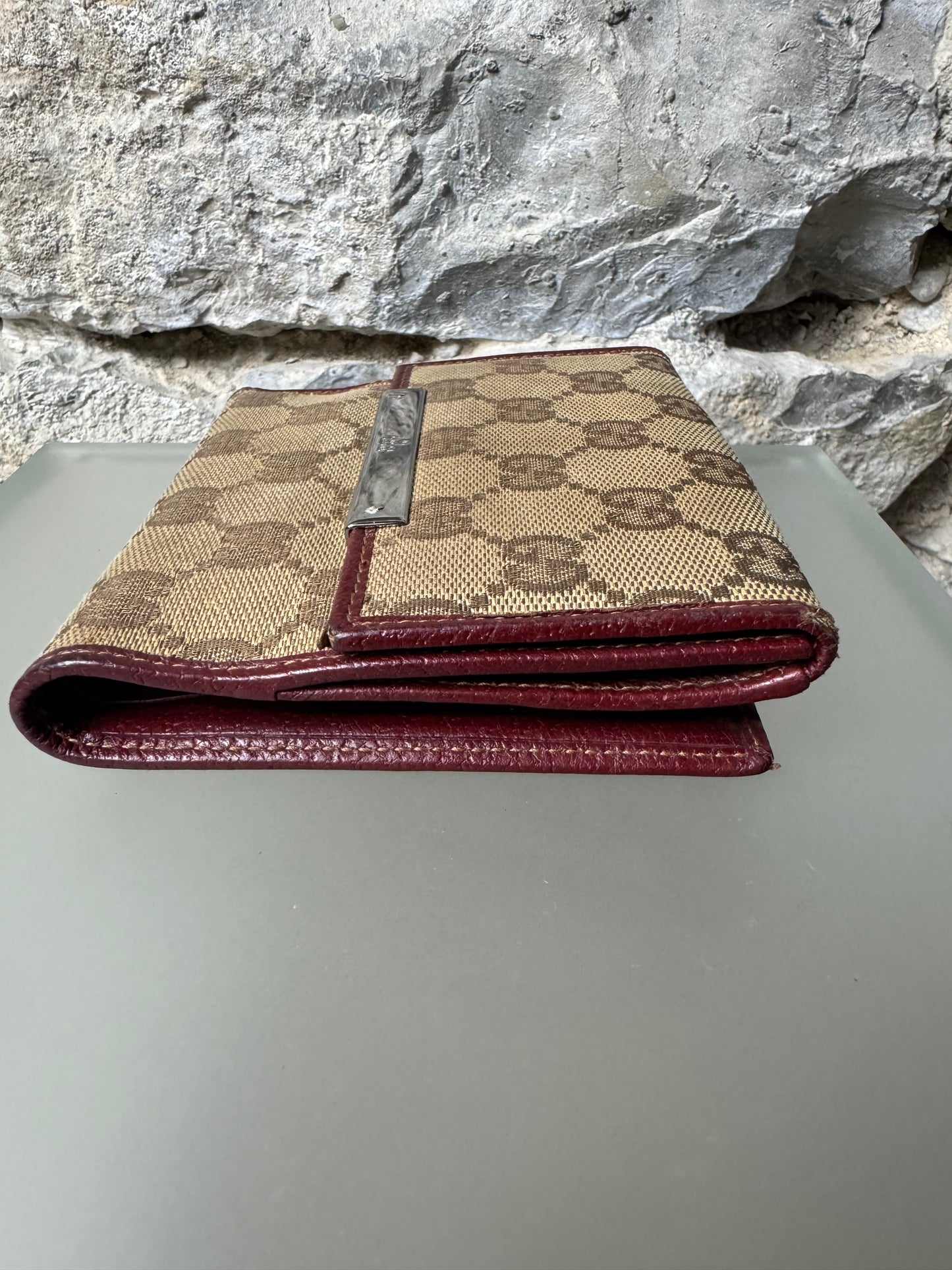 Gucci Vintage GG Canvas Geldbeutel