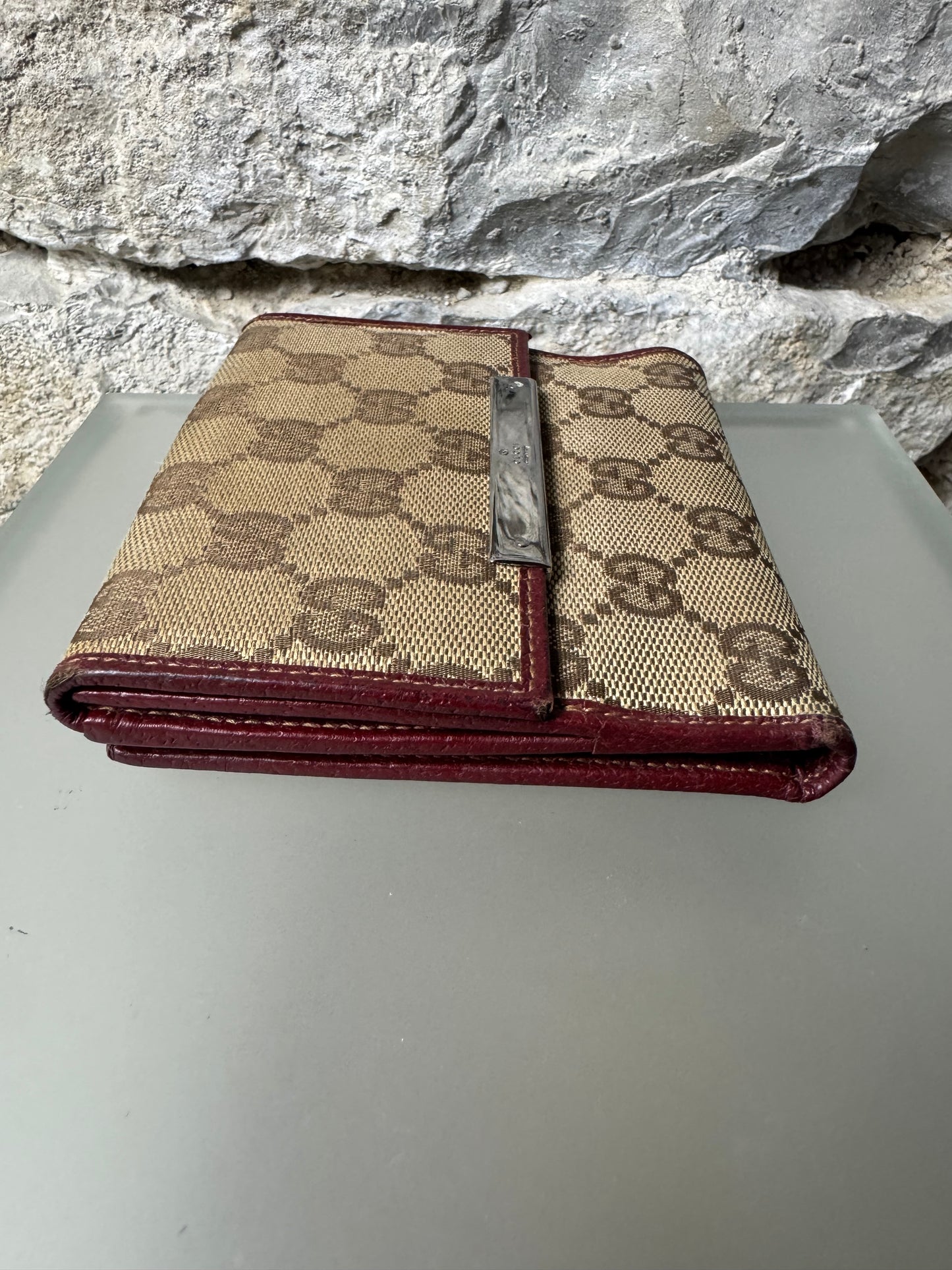 Gucci Vintage GG Canvas Geldbeutel
