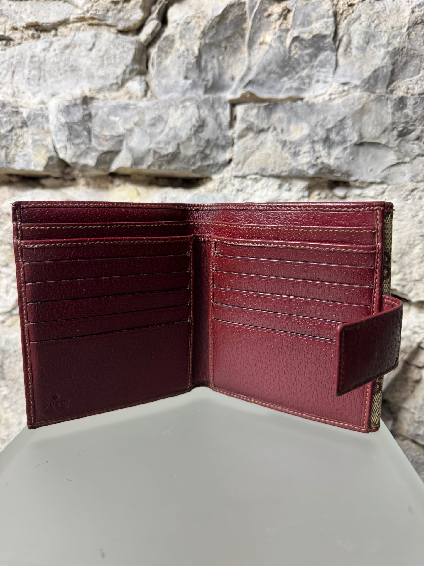 Gucci Vintage GG Canvas Geldbeutel