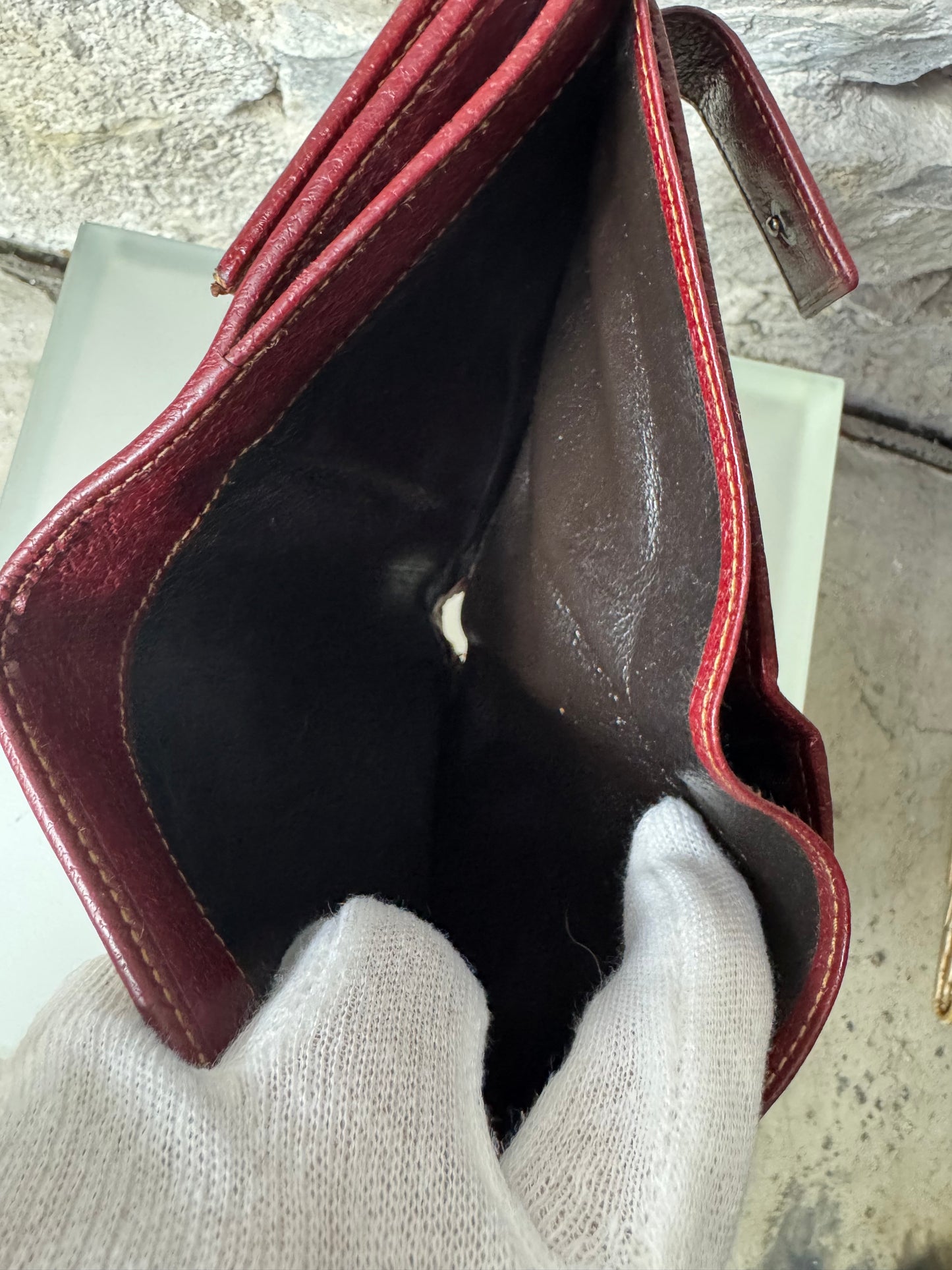 Gucci Vintage GG Canvas Geldbeutel