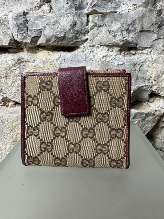 Gucci Vintage GG Canvas Geldbeutel