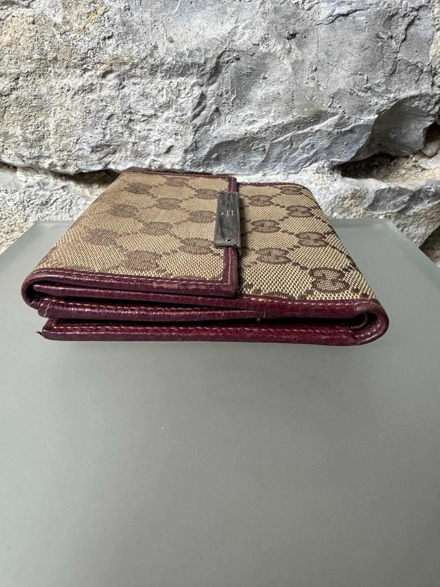Gucci Vintage GG Canvas Geldbeutel