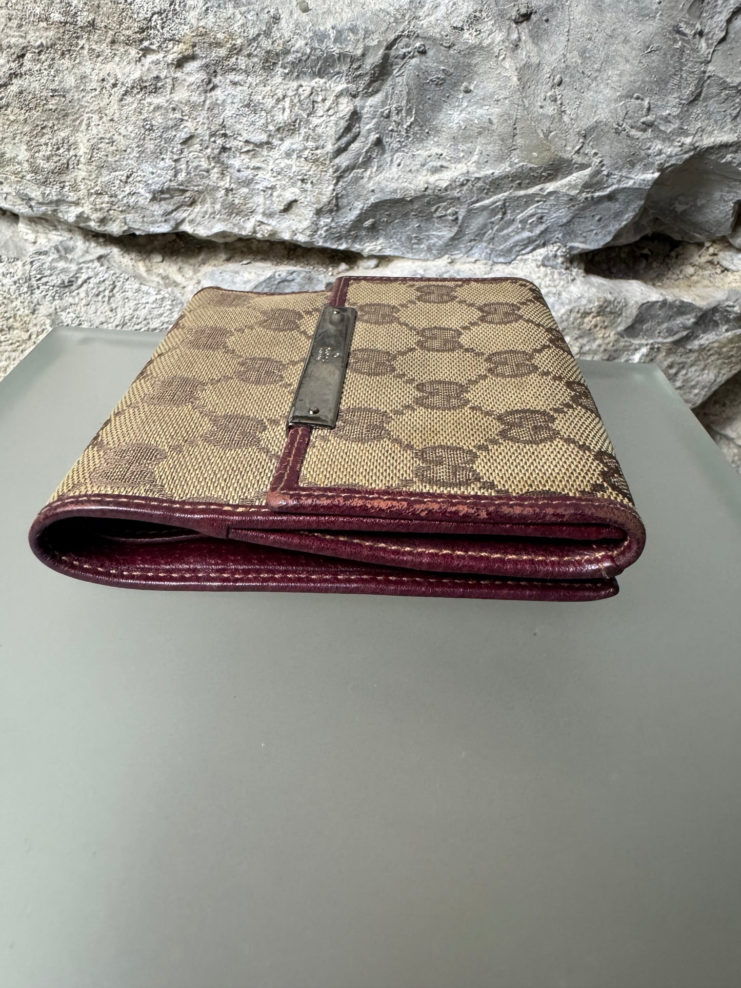 Gucci Vintage GG Canvas Geldbeutel