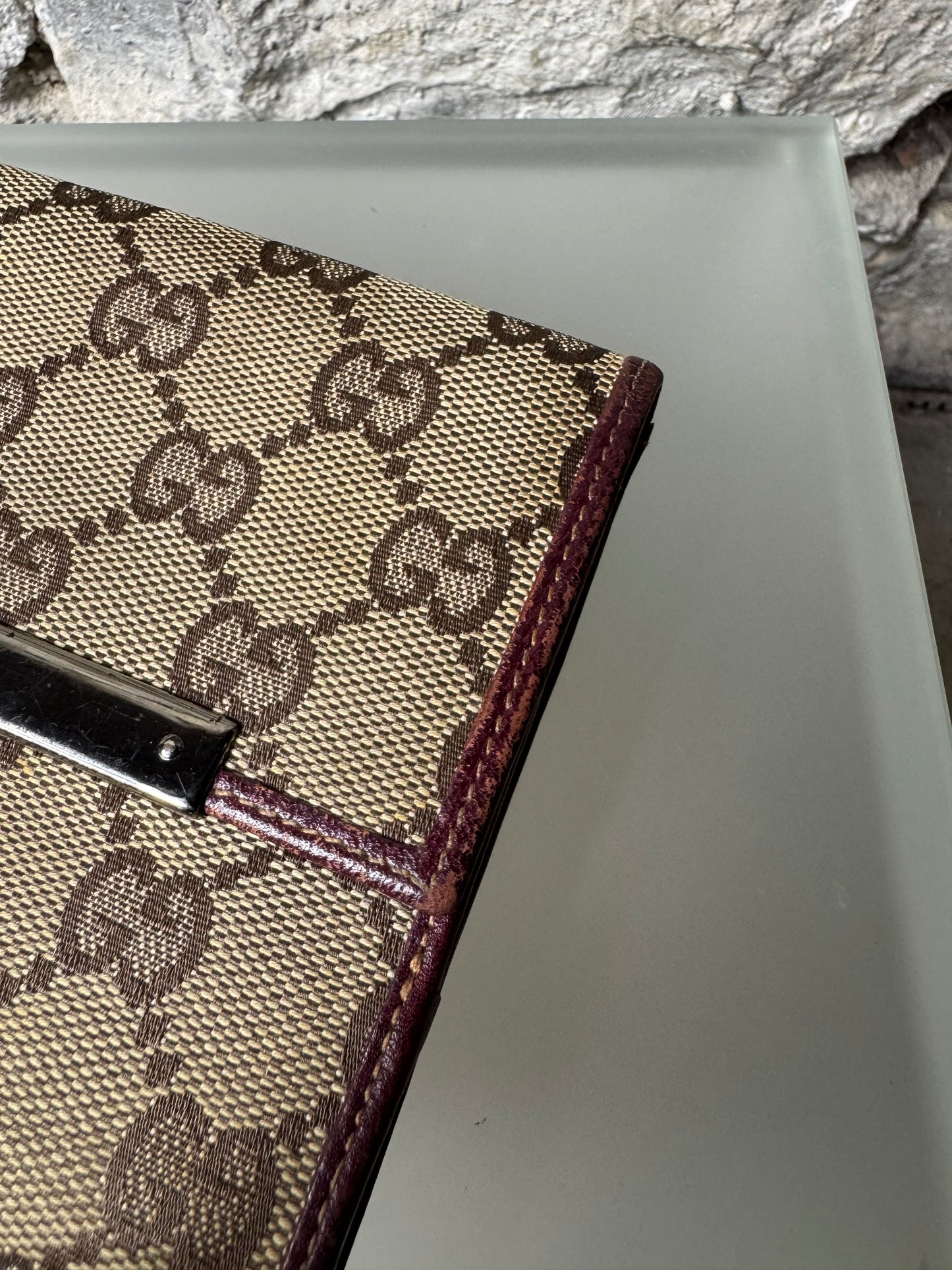 Gucci Vintage GG Canvas Geldbeutel