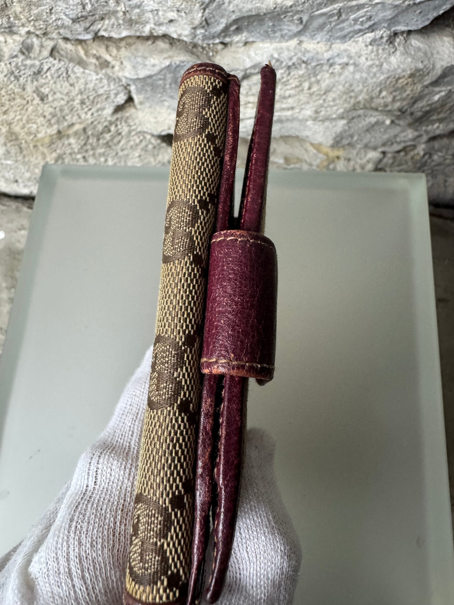 Gucci Vintage GG Canvas Geldbeutel