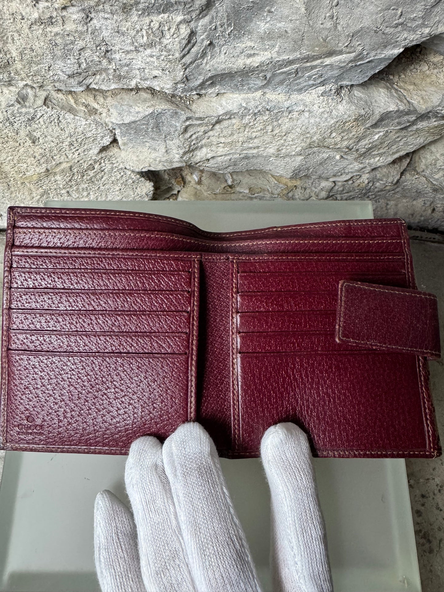 Gucci Vintage GG Canvas Geldbeutel